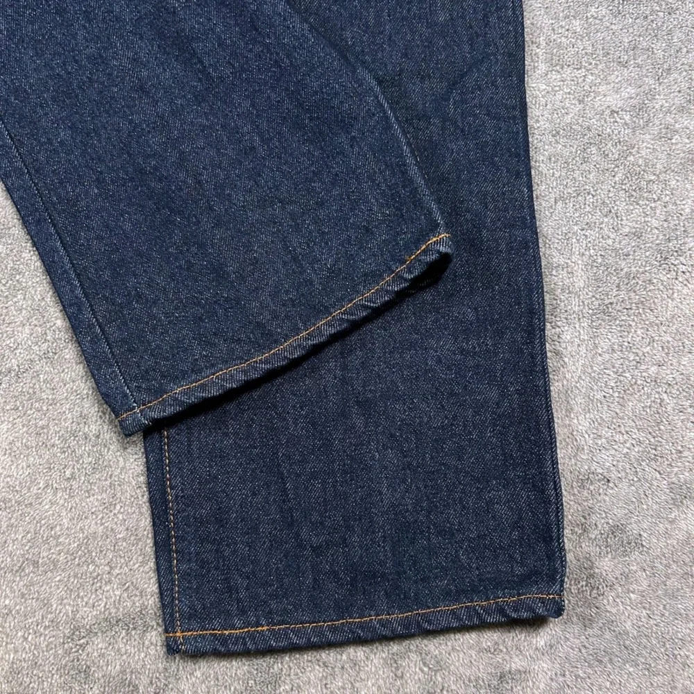 NWOT VTG Levi's 505 80's 0217 Raw Rigid Denim Jeans 42x34 Made in USA Blank Tab